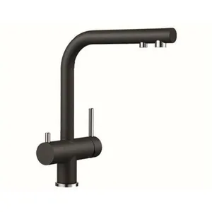 Blanco - Fontas ii - Mitigeur d'évier avec fonction de filtre, noir 526157Vendu paramazon