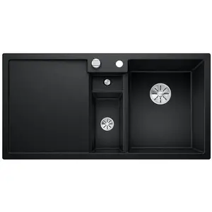 Evier en granit noir BLANCO COLLE - 100x51 cm - Vidage automatiqueVendu paramazon