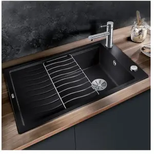 Comparateur de prix : BLANCO 525882 Elon XL 6 S Évier de Cuisine, Noir, 60 cm Unterschrank