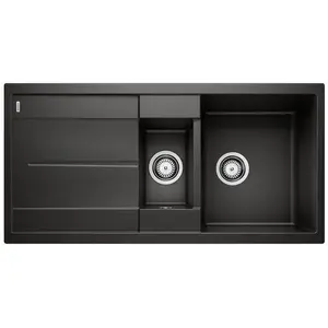 Evier À Encastrer Blanco 525928 Metra 6 S Noir pas cher
