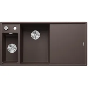 Blanco 524652 AXIA III 6 S Évier de Cuisine en Granit, Café, 60 cm Unterschrank pas cher