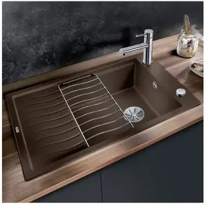 BLANCO 524843 Elon XL 6 S Évier de Cuisine, café, 60 cm Unterschrank pas cher