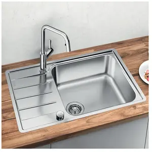 Comparateur de prix : Evier - BLANCO - LEMIS XL 6 S-IF - 2 Bacs - Inox - Réversible