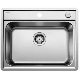 Blanco Evier EVIER LEMIS 6-IF INOX 2PERC AU &SI pas cher
