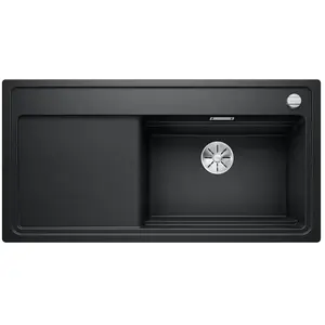 Blanco Evier zenar xl 6s vapeurplus silgranit - noir - accessoire : planche en frêne pas cher