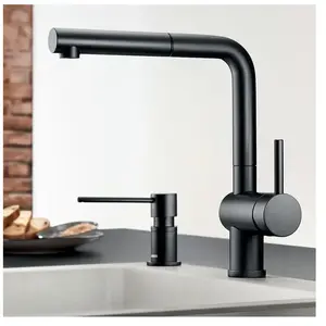 Comparateur de prix : BLANCO Linus-S 525807 Robinet de Cuisine Noir Mat