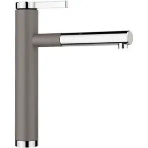 Blanco - Linee s - Mitigeur d'évier avec bec extractible, gris/chrome 526956Vendu paramazon