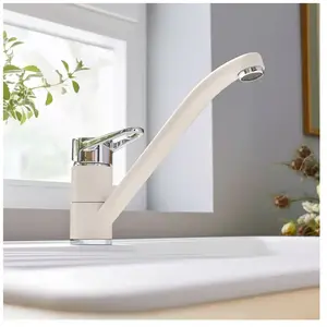 Blanco - Mitigeur Wega ii Silgranit Look - Blanc Soft coloris pas cher