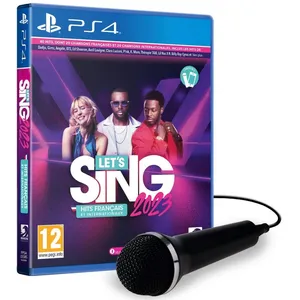 Comparateur de prix : Plaion LET'S SING 2023 HIT FRANÇAIS ET INTERNATIONAUX+MIC FR PS4 PlayStation 4