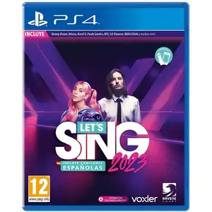 Playstation Games Let's Sing 2023 inclut des chansons espagnoles PS4 pas cher