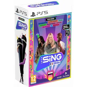 Comparateur de prix : Let's Sing 2026 + 2 micros PS5