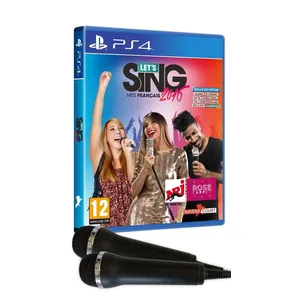 Comparateur de prix : Nintendo Let's Sing 16 Hits Français Jeu PS4 + 2 Micros