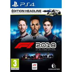 Comparateur de prix : Codemasters Plaion F1 2018 Formula 1 : Heaadline Edition Ps4