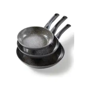 CERAMIC Lot de poêles, 3 pcs, 20/24/28 cm Stoneline pas cher
