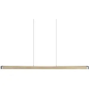HerzBlut Novelie suspension LED, chêne naturelVendu parluminaire