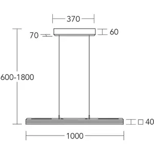 HerzBlut Suspension LED Hermann, chêne huilé, up/downVendu parluminaire