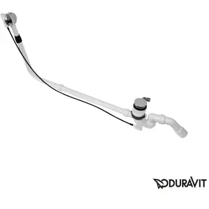 Duravit Quadroval garniture de vidage et de trop-plein avec remplissag...Vendu parkaufland