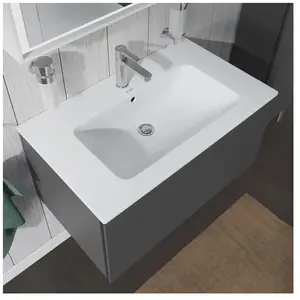 Duravit ME by Starck Meubelwastafel 83cm WonderGliss wit pas cher
