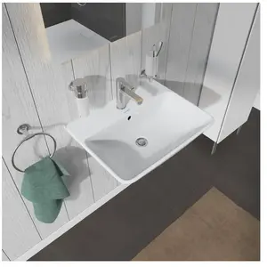 DURAVIT Lavabo me by Starck avec trop-plein,600x460mm trou robinettrie blancVendu paramazon