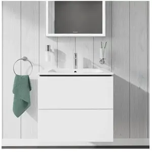 Duravit L-Cube Meuble sous-vasque, 2 tiroirs, LC624001818,