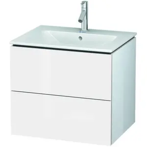 Duravit L-Cube Meuble sous-vasque, 2 tiroirs, LC624002222, pas cher