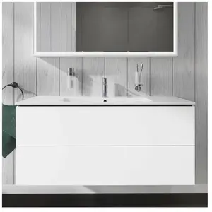 Duravit L-Cube Meuble sous-vasque, 2 tiroirs, LC624301818,