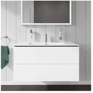 Comparateur de prix : Duravit l-cube Meuble 2 tiroirs 1020 x 481 Blanc brillant