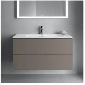 Duravit L-Cube Meuble sous-vasque, 2 tiroirs, LC624204343, pas cher
