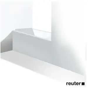Duravit Starck Habillage baignoire simple / baignoire balnéo, niche, S... pas cher