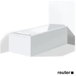 Duravit Starck Habillage baignoire simple / baignoire balnéo, angle, S... pas cher