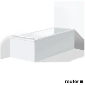 Duravit Starck Habillage baignoire simple / baignoire balnéo, angle, S... pas cher