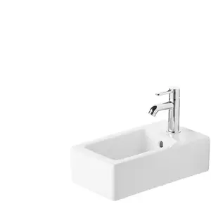 Lave-mains Duravit Vero - Blanc - Céramique - 450x250 mm - Avec trou pour mitigeurVendu paramazon
