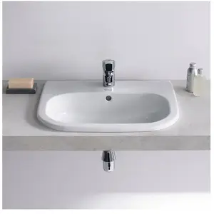 Vasque - DURAVIT - D-CODE - Céramique - Blanc - avec trop pleinVendu paramazon