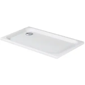 Duravit Receveur de douche D-code 1200 x 700 mm - Acrylique Blanc TU pas cher