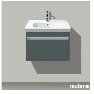 Duravit Ketho Meuble sous-vasque, 1 tiroir, KT667004949, pas cher
