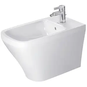 Duravit - bidet sur pied DuraStyle 63cm avec trop-plein, avec plage pas cher