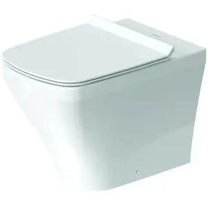 DuraStyle - wc à poser, avec WonderGliss, blanc 21500900001 - Duravit pas cher