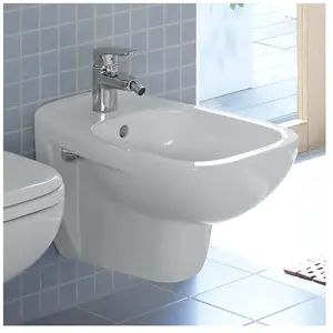 Duravit D-Code bidet mural, avec trou pour robinetterie, avecVendu paramazon