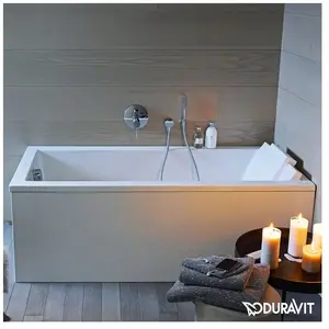 Duravit Starck Baignoire rectangulaire encastrée, 700334000000000,Vendu paramazon