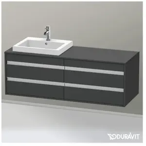 Duravit Ketho Meuble sous-vasque, 4 tiroirs, KT6757L4949, pas cher