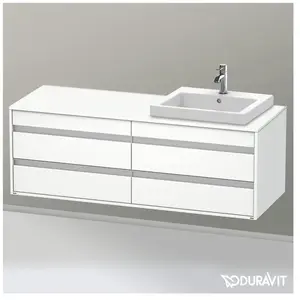 Duravit Ketho Meuble sous-vasque, 4 tiroirs, KT6757R1818, pas cher
