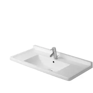 Meuble-Lavabo 850X485 Mm, Avec Un Trou Pour Robinet, Blanc Duravit 030Vendu paramazon