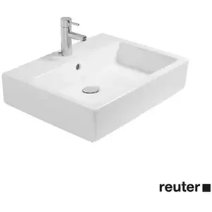 BANYO Vero - Meuble-lavabo 60x47 cm, avec un trou pour robinetterie, blanc alpin 0454600027 - Duravit