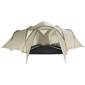 Comparateur de prix : Tente familiale 6 personnes beige/noire Badawi Long Vaude