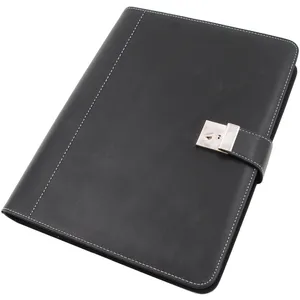 Alassio Porte document, format A4, simili cuir, noir pas cher