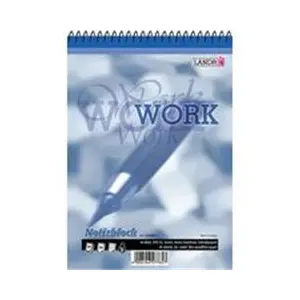 Landre LANDRÉ - Bloc-notes à spirale, A7, 40 feuilles,quadrillé 70g/m2, sans bois (355704022/331704022) pas cher