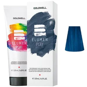 Goldwell Elumen Play Semi Permanent Oxidant Free Blue 120ml pas cher