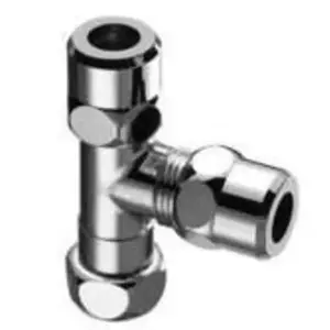 Tee 041 000 699 3/8 x 3/8 x 3/8, 10 mm, chrome - Schell pas cher
