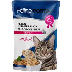 6x100g poulet pur Porta 21 - Nourriture pour Chat pas cher