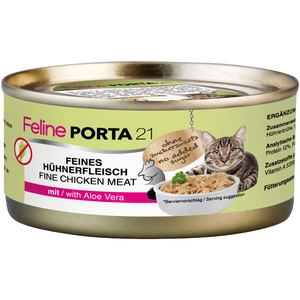 6x156g poulet / aloe vera Porta 21 - Nourriture pour Chat pas cher